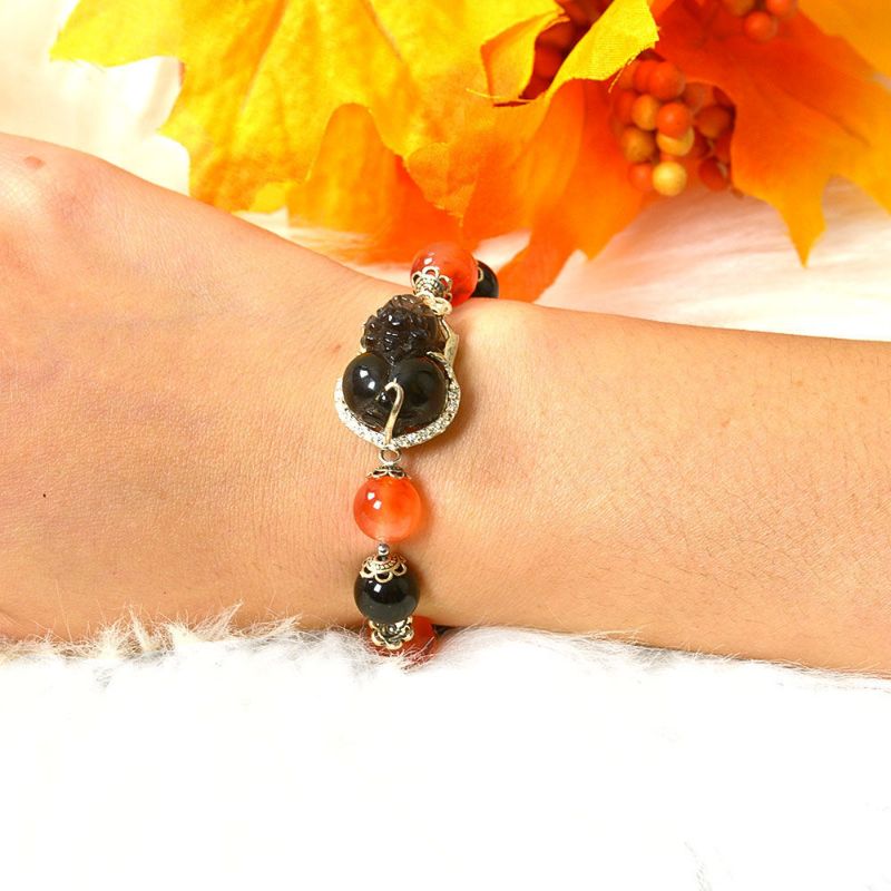 Picture of Mulany MB8009 Agate Stone With Pixiu Charm Healing Bracelet
