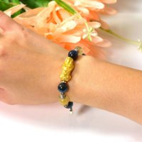 Hình ảnh Vòng Tay Mulany MB8024 Thạch Anh Vàng & Mắt Hổ