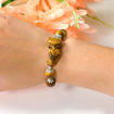Picture of Mulany MB8050 Tiger Eye Stone With Fox Charm Healing Bracelet