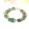 Picture of Mulany MB8073 Natural Agate With Pixiu Charm Healing Bracelet