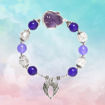 Picture of Mulany MB8079 Amethyst Stone With Fox Charm Healing Bracelet