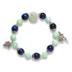 Picture of Mulany MB8088 Tiger Eye, Jade Stone With Money Bag Charm Healing Bracelet
