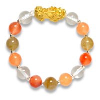 Hình ảnh Vòng Tay Mulany MB8020 Đá Thiên Nhiên Với Charm Tỳ Hưu