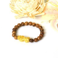 Hình ảnh Vòng Tay Mulany MB9003 Trầm Hương Với Charm Tỳ Hưu