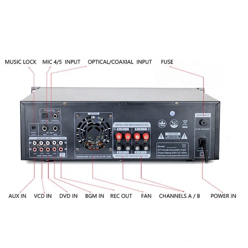 Hình ảnh Amply Karaoke Ampyon MXA-4000