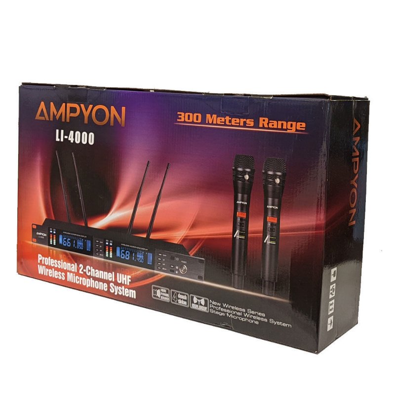 Hình ảnh Micro Không Dây Ampyon LI-4000