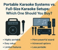 Picture of Dàn Karaoke Xách Tay Hay Dàn Karaoke Cỡ Lớn: Nên Mua Loại Nào?