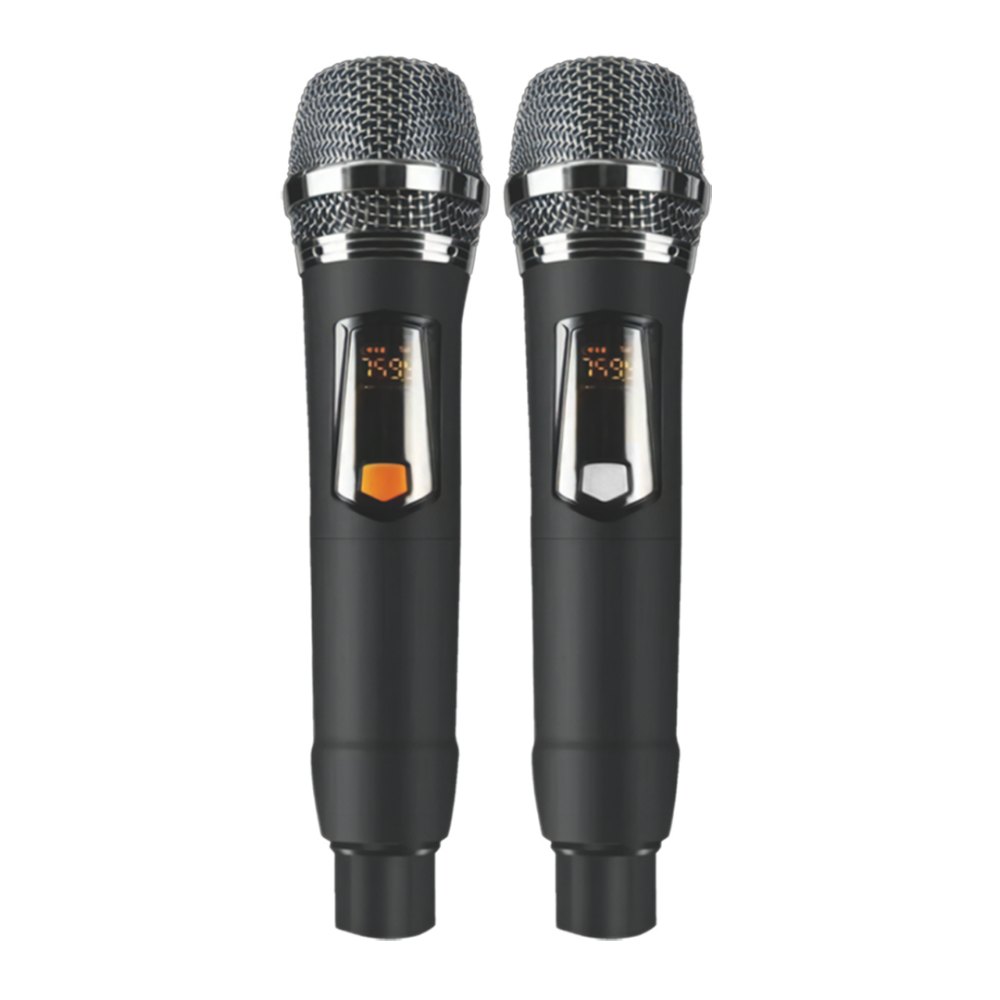 Pair of Ampyon Starbox III wireless handheld microphones