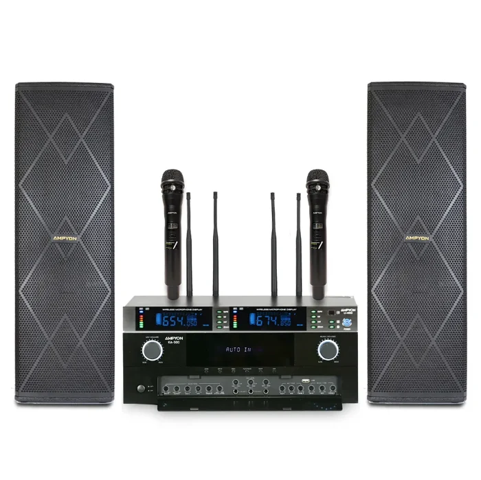 Hình ảnh Ampyon Plus AKS-404 – Dàn Karaoke Analog Loa Đứng