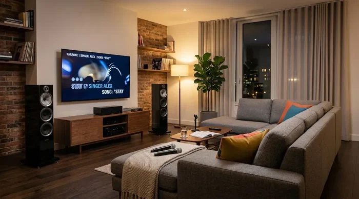 Picture of How to Position Speakers for Karaoke at Home