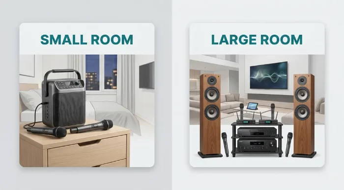Picture of Best Karaoke System for Small Rooms vs Large Rooms