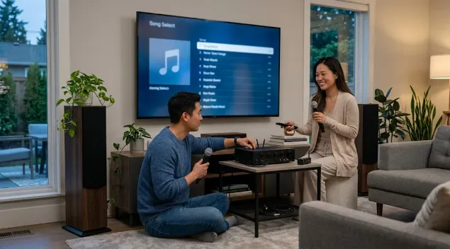 Picture of How to Connect a Karaoke System to a Smart TV