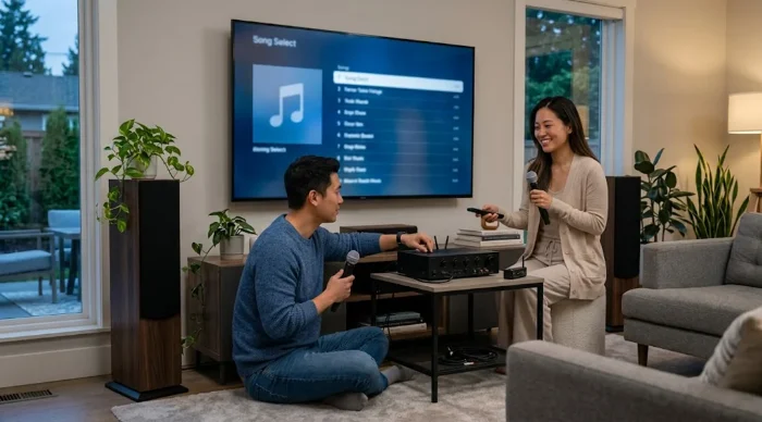 Picture of How to Connect a Karaoke System to a Smart TV