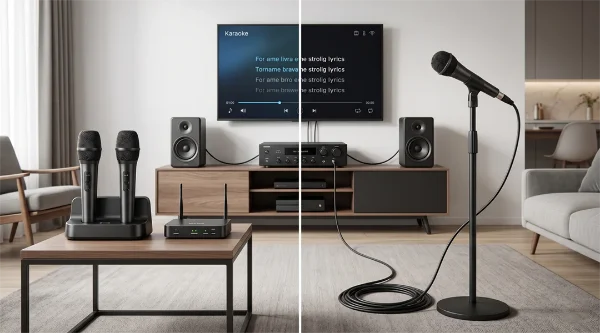 Picture of Micro Không Dây Hay Micro Có Dây Cho Karaoke Gia Đình: Nên Chọn Loại Nào?