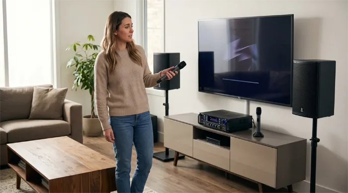 Picture of How to Stop Microphone Feedback in Karaoke at Home