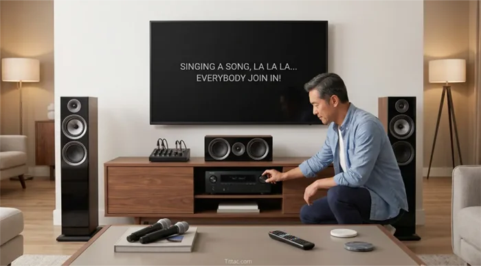 Picture of How to Connect Karaoke to a Home Theater Receiver