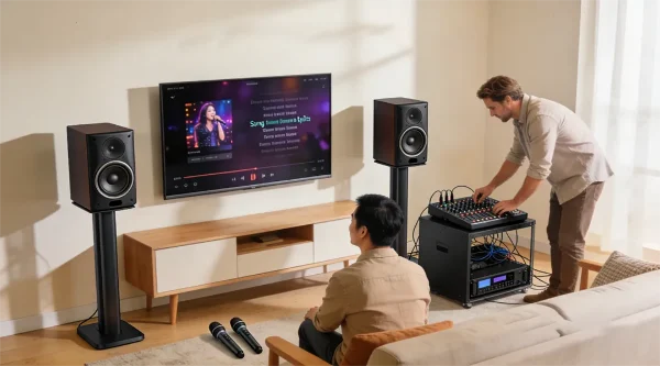 Picture of One Karaoke Speaker Louder Than the Other: How to Fix It