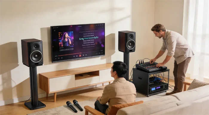 Picture of One Karaoke Speaker Louder Than the Other: How to Fix It
