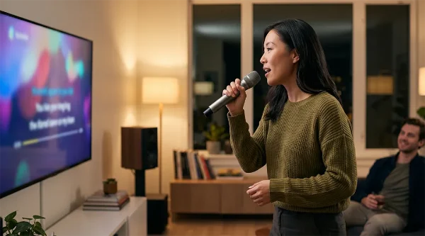 Picture of Microphone Technique for Better Karaoke Singing
