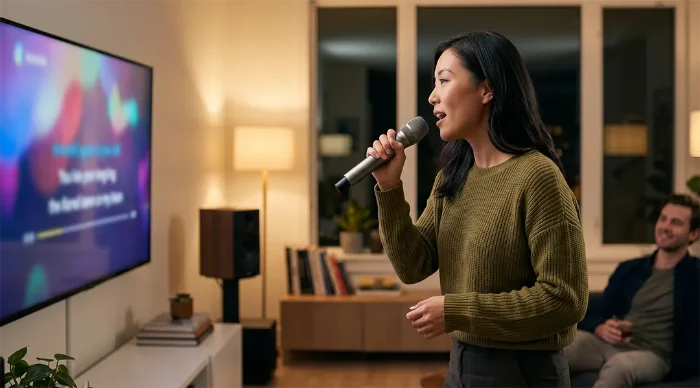 Picture of Microphone Technique for Better Karaoke Singing