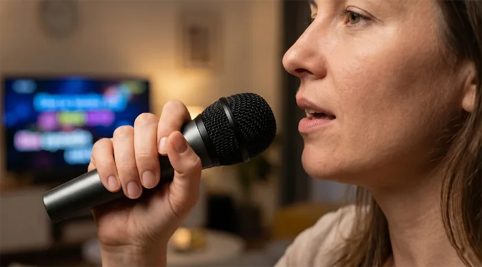 Picture of Best Microphone Distance and Angle for Clear Vocals