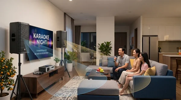 Picture of Độ Phủ Âm Của Loa Ảnh Hưởng Thế Nào Đến Karaoke Trong Phòng Khách?