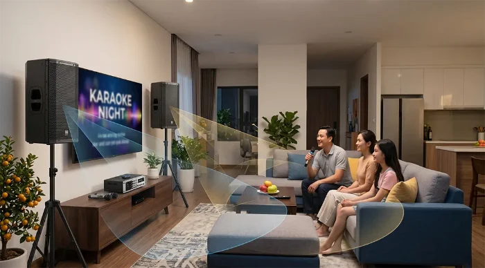 Picture of How Speaker Dispersion Affects Karaoke Coverage in Living Rooms