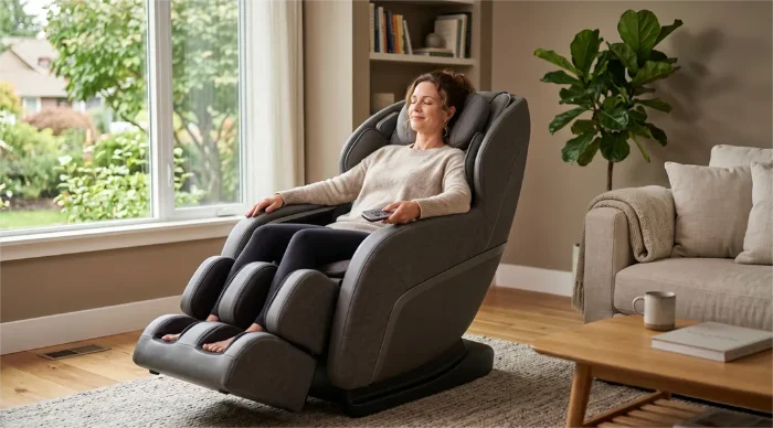 Picture of How Massage Chairs Help Relieve Back Pain and Muscle Tension