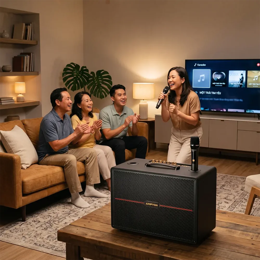 Hình ảnh Loa Karaoke Xách Tay Ampyon Starbox III