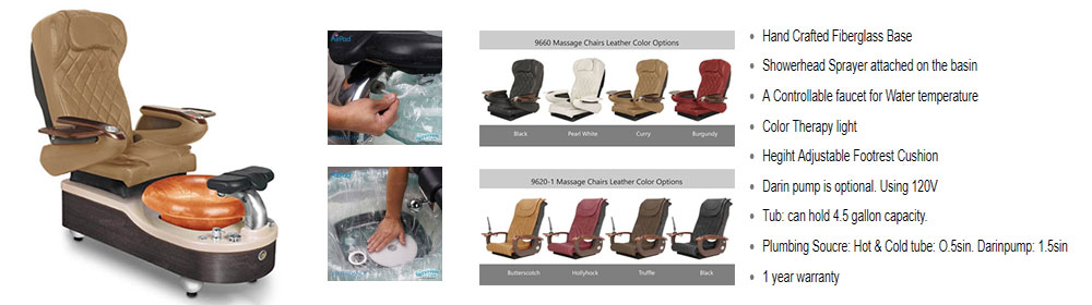 Ghế pedicure Gulfstream Venice