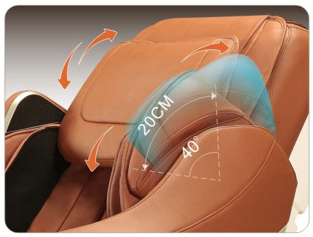 air shoulder massage of Titan Executive massage chair