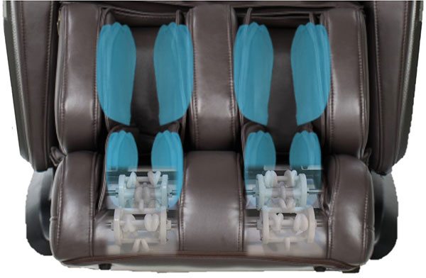 Titan Pro Summit dual foot rollers