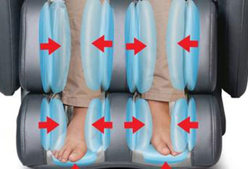 massage bắp chân của ghế Inada Sogno