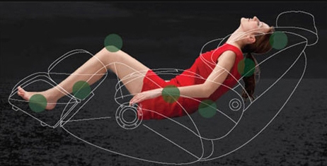 zero gravity massage chair position