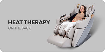 Ador 3D Allure massage chair has heat therapy at back