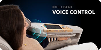 Voice control of the Ador 3D Allure massage chair