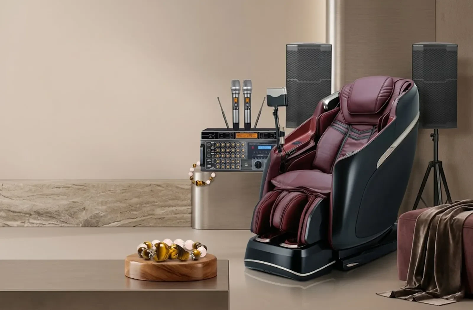 Tittac buying guides for massage chairs, karaoke systems, and healing jewelry