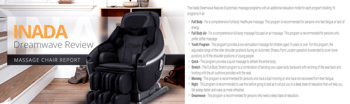 Inada Dreamwave massage chair review