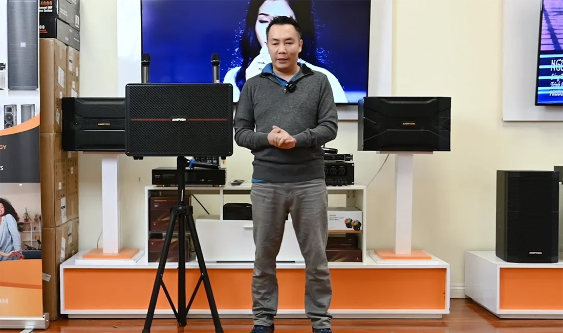 Portable karaoke speaker versus full karaoke system comparison video preview