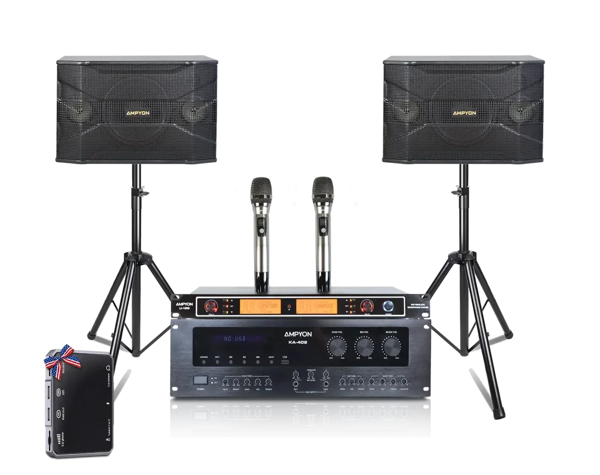 Dàn karaoke Ampyon AKS-302 kèm quà tặng recorder