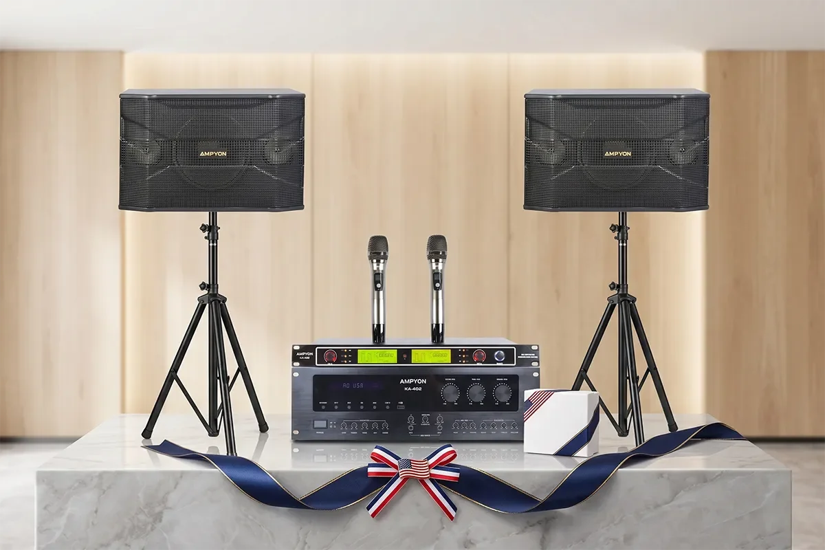 Tặng dàn karaoke hoàn chỉnh cho một số đơn mua ghế massage đủ điều kiện trong dịp July 4