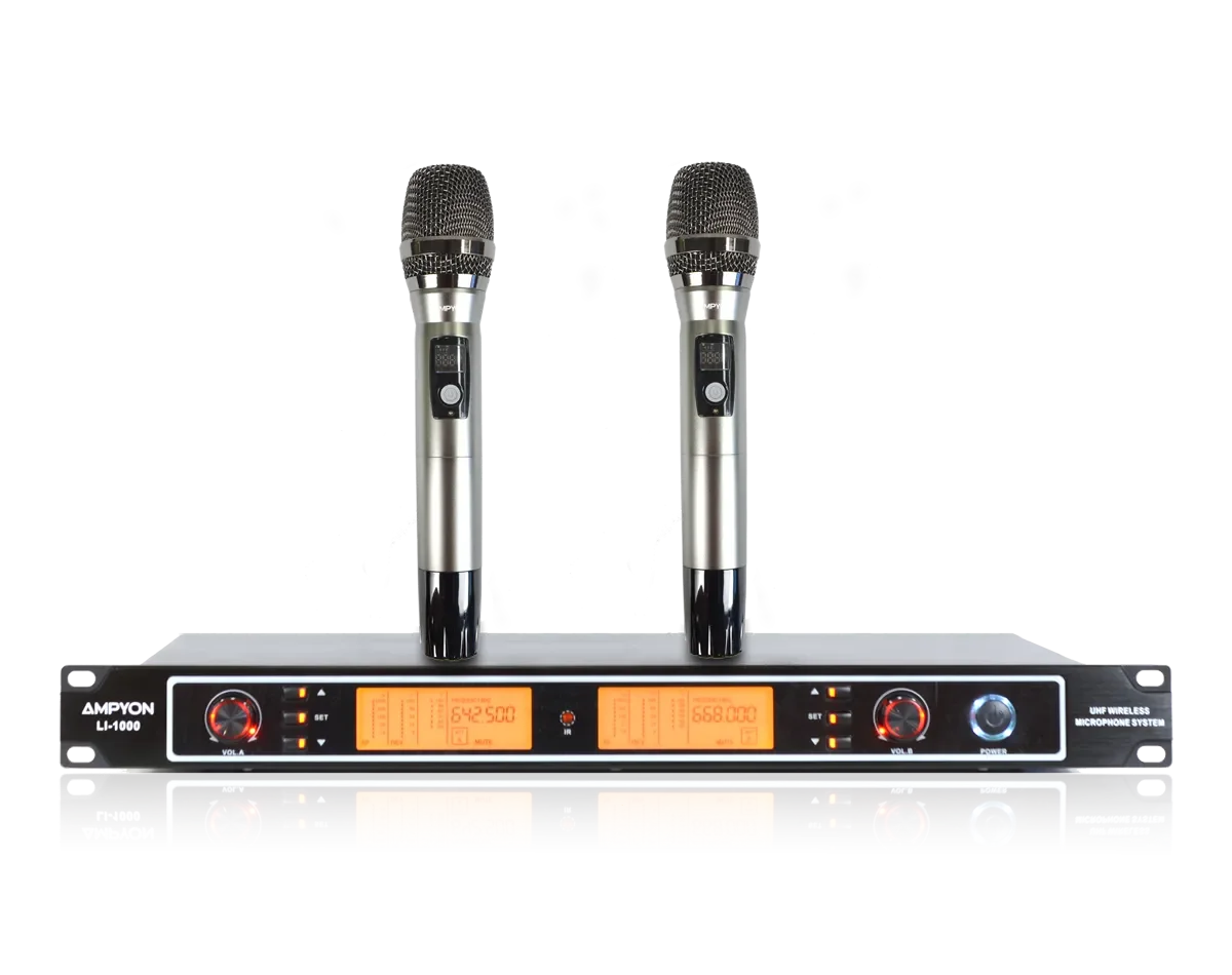 Bộ Micro Không Dây Ampyon LI-1000 UHF