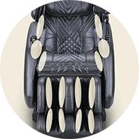 Xoa bóp với túi khí nén của ghế massage JPMedics Kawa