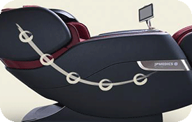 JPMedics Kumo massage chair L-Track system