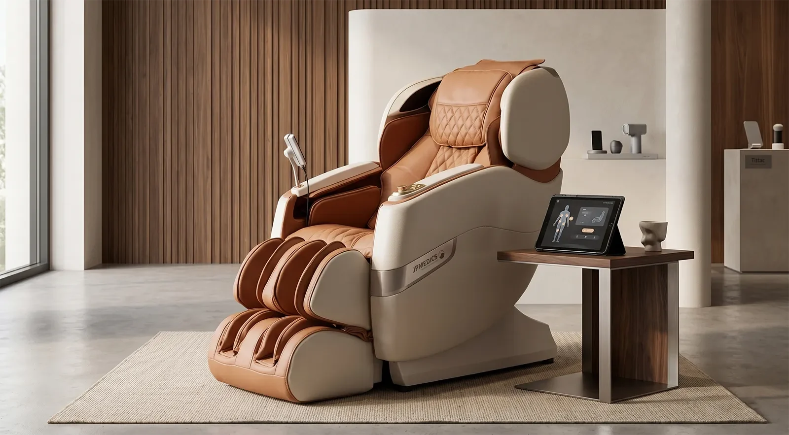 Advanced 4D luxury massage chair with premium control features