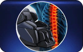 The Brookstone BK-450 massage chair is equipped with advanced body scan technology
