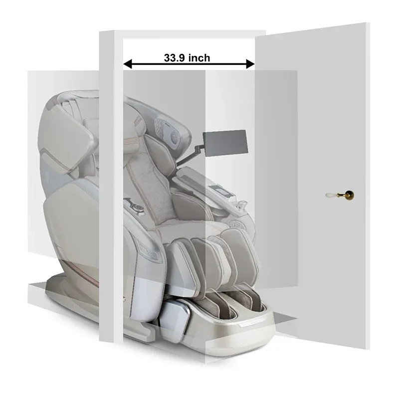 Cozzia Kozue massage chair 1 inch wall clearance