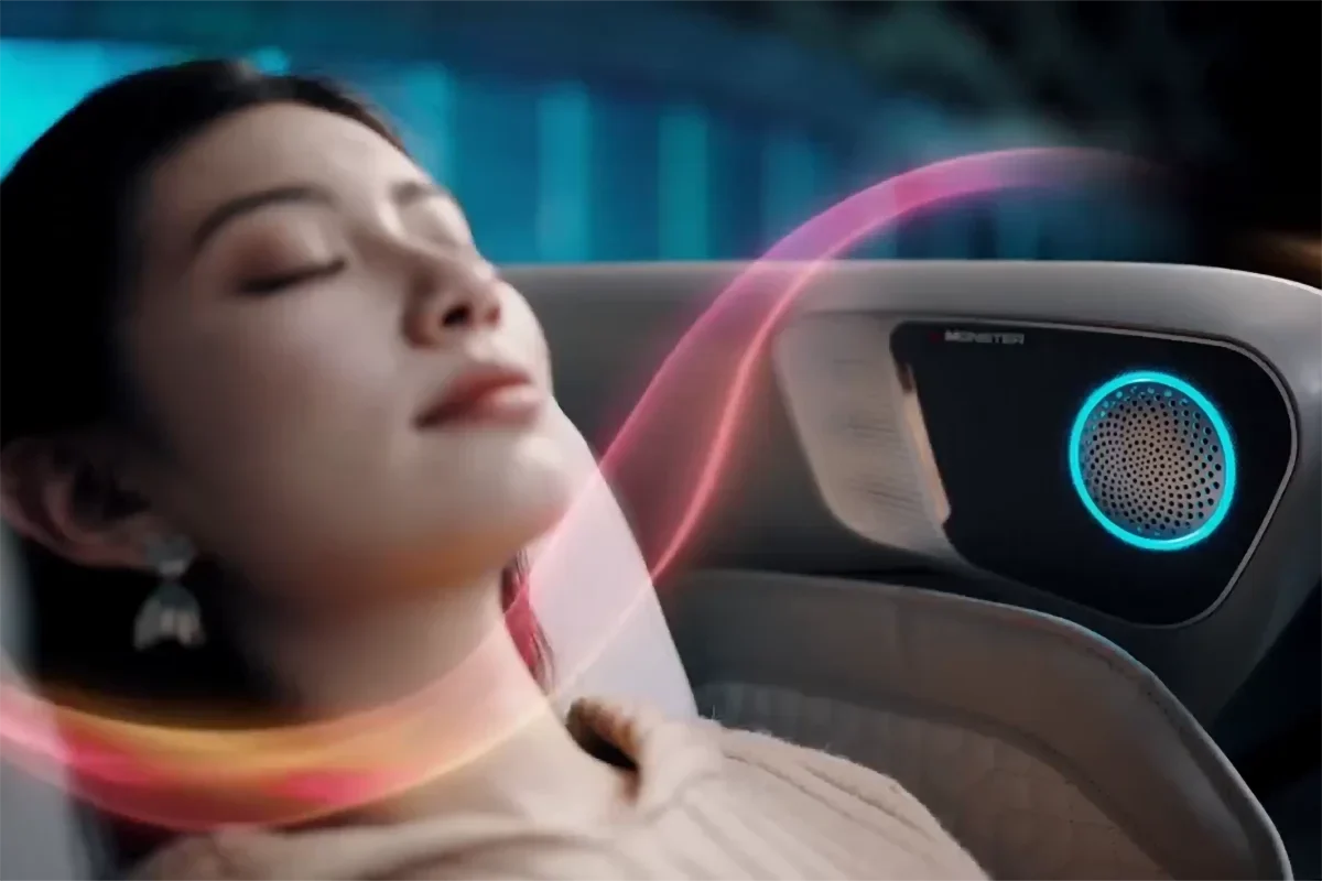 Cozzia Quantum aromatherapy scent pod feature