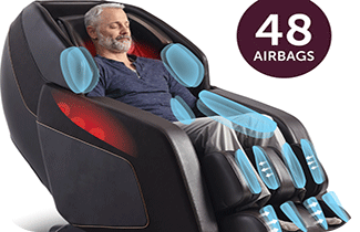 48 túi khí nén của ghế massage Daiwa Hubble