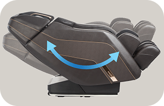 Daiwa Pegasus 2 Smart massage chair in zero gravity stage